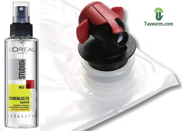 Friseurbedarf Umweltfreundlicher Nachfüllpack 750ml Loreal Liquid Gel FX Spurenlos (≙ 5Flaschen)